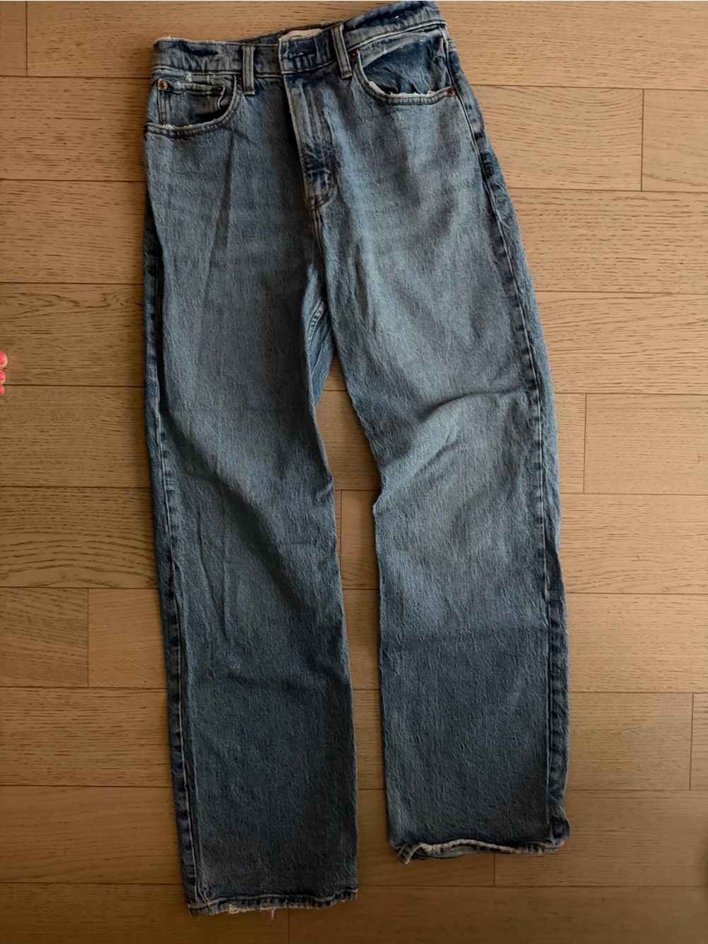 Abercrombie & Fitch Light Blue 90’s High-Rise Relaxed Jeans
